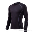 Shirt a compressione con camicie da fitness sport a secco rapido